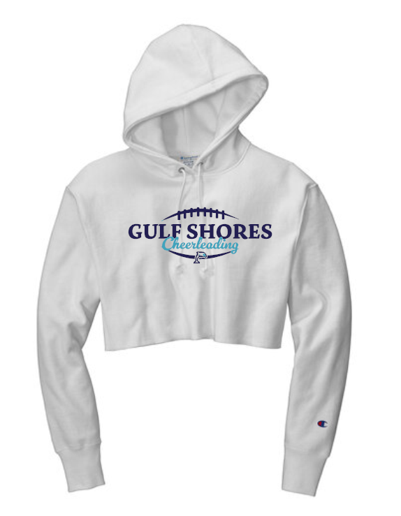 GULF SHORES CHEER FOOTBALL CROP WHITE