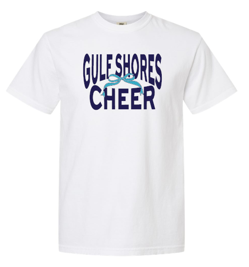 GULF SHORES CHEER BOW SHIRT