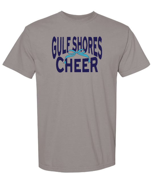 GULF SHORES CHEER BOW SHIRT