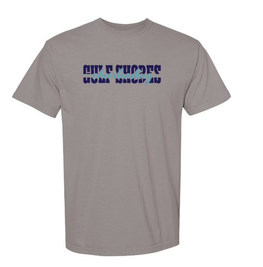 Gulf Shores Horizontal Cheerleading Comfort Color Tee