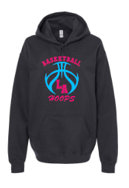 LA Hoops Black Hoodie