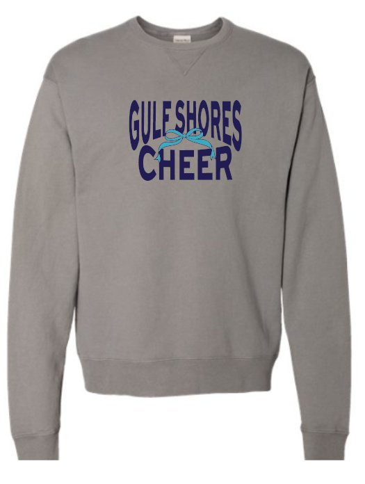 GULF SHORES CREW NECK CHEER BOW